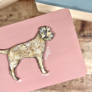 Handpainted Dog Breed Memory Box, Wooden Keepsake Box for Dogs, Dog Loss, Dog Memorial Gift image 7