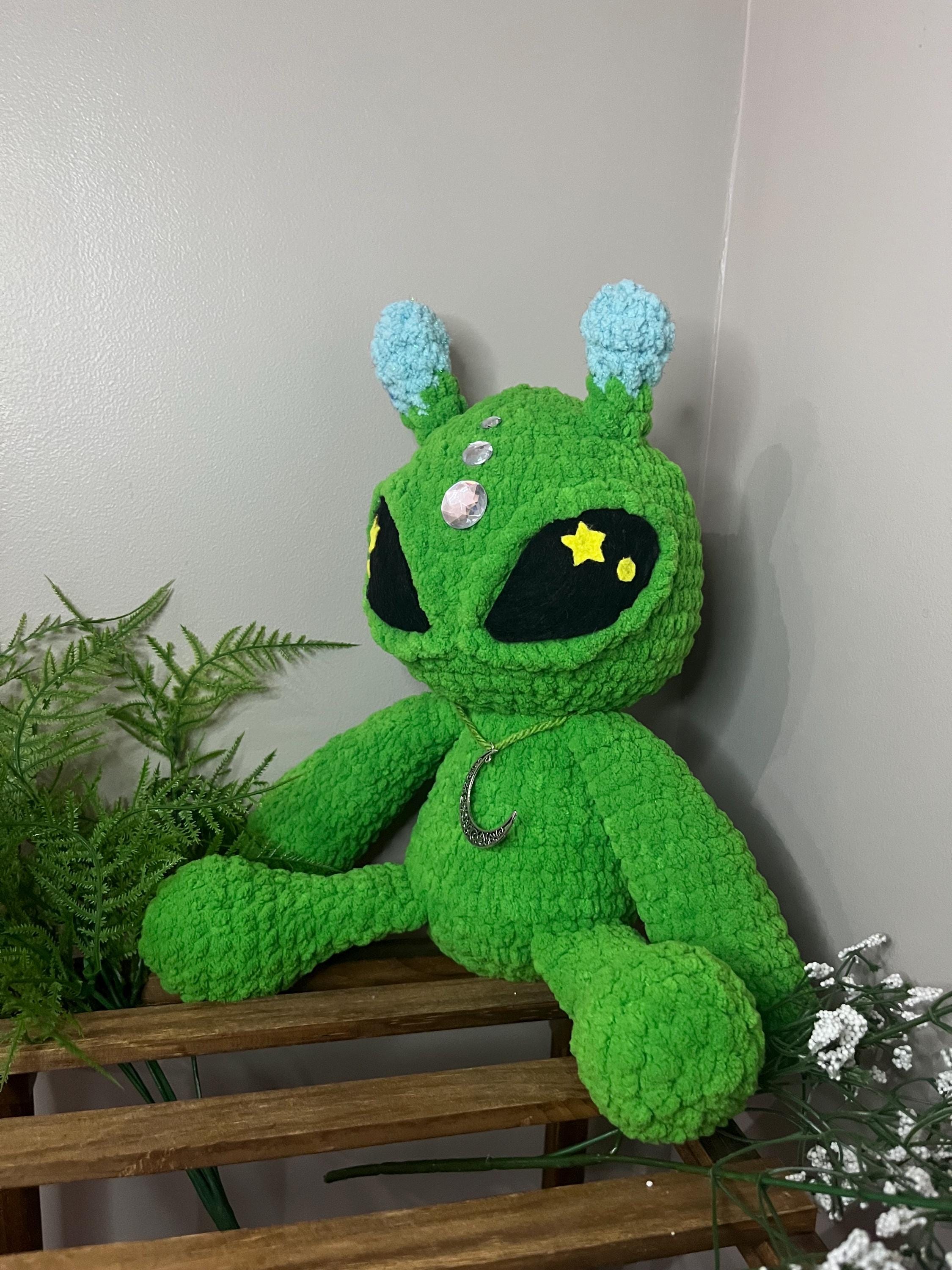 Green Alien Plushie Handmade - Etsy