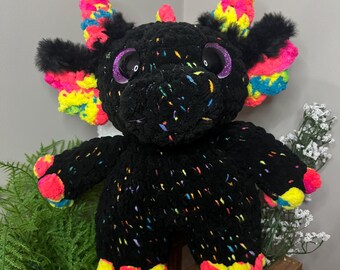 Pride Dragon Plushie Handmade