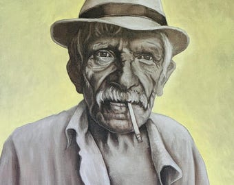 Dipinto ad olio originale personalizzato da foto