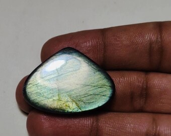 Amazing!! AAA++ Quality Green Flashy Labradorite Cabochon Heart Shape Loose Gemstone Best For Jewellery!!!