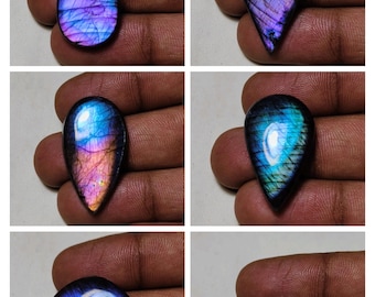 Very High Quality Purple Flashy Spectrolite Flashy Labradorite Mix Shape Cabochon Gemstone Best For Jewellery Making!!