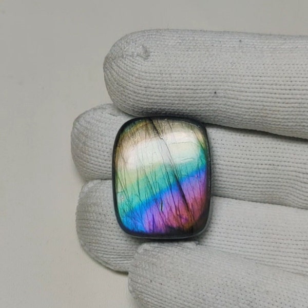 AAA ++ Grade Regenbogen Spektrolit Labradorit Cabochon / Einzigartige Labradorit Quadrat Edelstein / Regenbogen Labradorit Edelstein !!