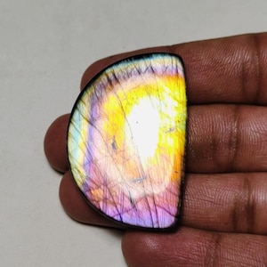 Wunderschön!! AAA ++ Qualität Multi auffällige Labradorit Edelstein Cabochon Phantasie Form Am besten für die Schmuckherstellung !!