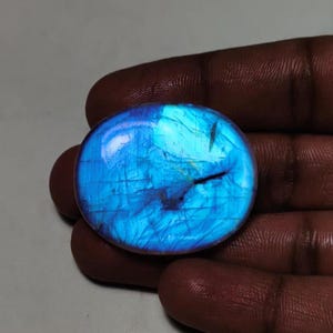 Super wunderschöne Qualität Doppelseitiger Blitz Regenbogen Mondstein Edelstein Cabochon für die Schmuckherstellung !!
