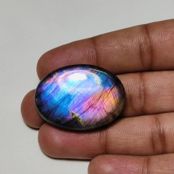 Gorgeous Quality Purple Flashy Spectrolite Labradorite Gemstone