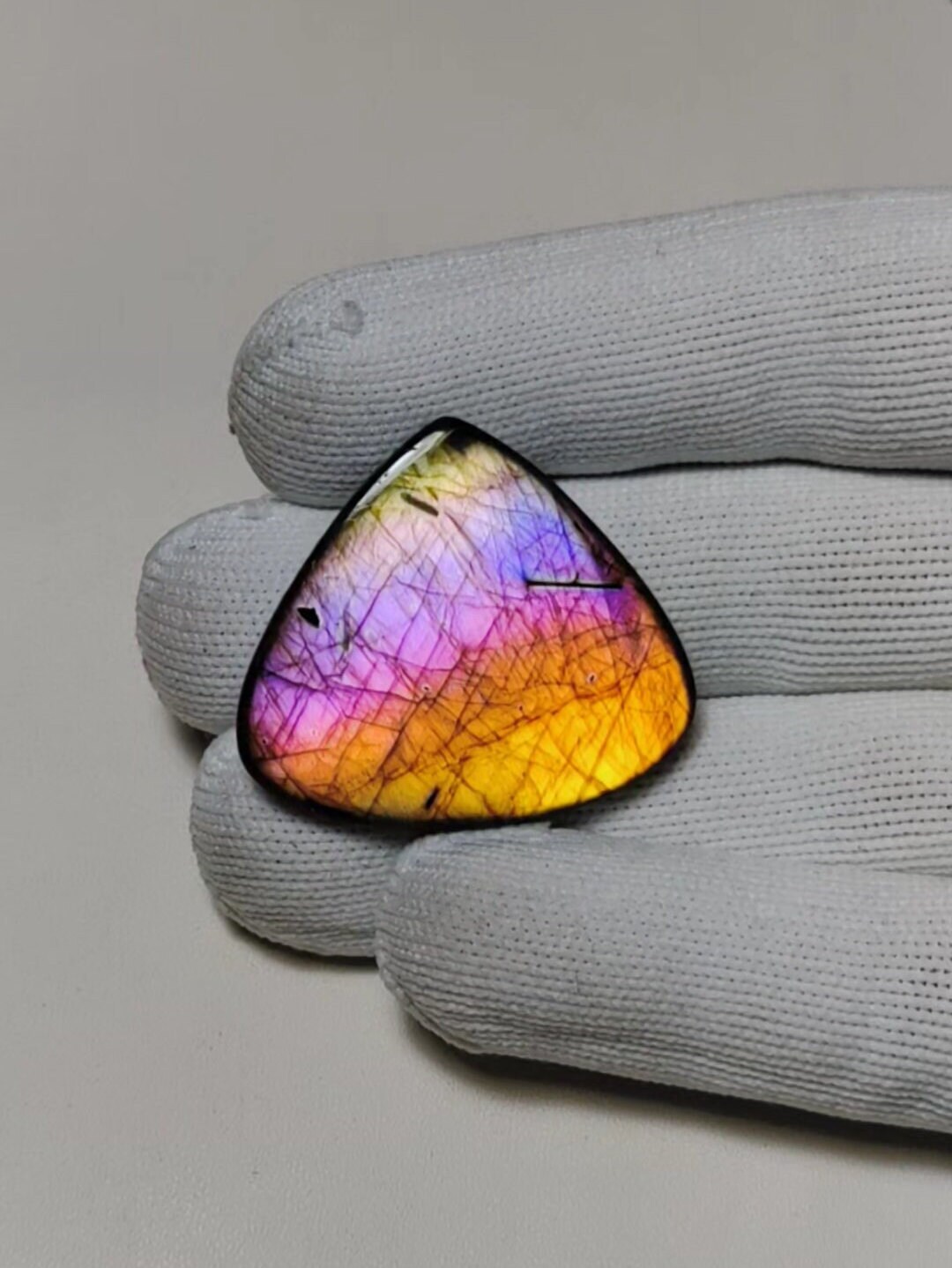 AAA Grade Unique Rainbow Flashy Labradorite Cabochon / Unique ...