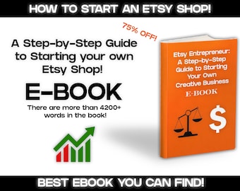 how to start an etsy shop - A Step-by-Step Guide to Starting Your Own Creative Business, etsy ebook
