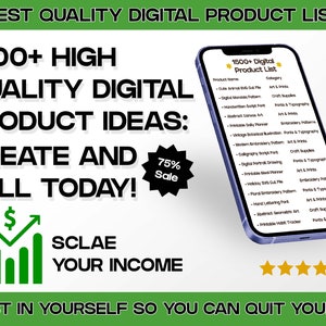 1500+ Ideen für digitale Produkte zum Online-Verkauf auf Etsy für passives Einkommen, Etsy Digitale Downloads Small Business-Ideen