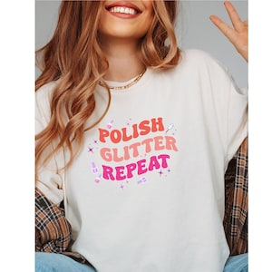 Camisa de artista de uñas, camiseta divertida para técnicos de uñas, camisas de salón, colores cómodos