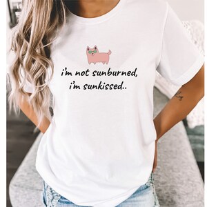 Solkysst Corgi Hund T-shirt, Rolig Sommartröja