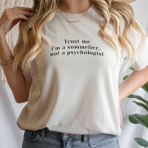 Sommelier Tshirt, funny shirt for wine lovers, wine shirts, Vino, minimalist gift for wine enthusiasts, funny gift for sommeliers