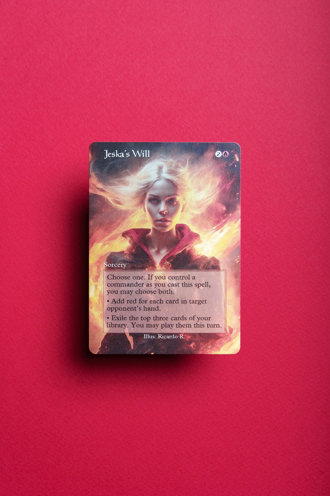 Jeskas Protection FOIL Jeska's Will MTG Custom Cards , Commander Alternate Art Magic MTG ...