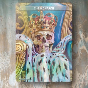 FOIL Il segnalino Monarca per TCG - Grafica completamente personalizzata - Edh