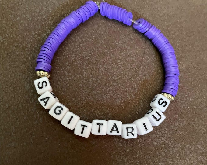 Sagittarius zodiac sign bracelet