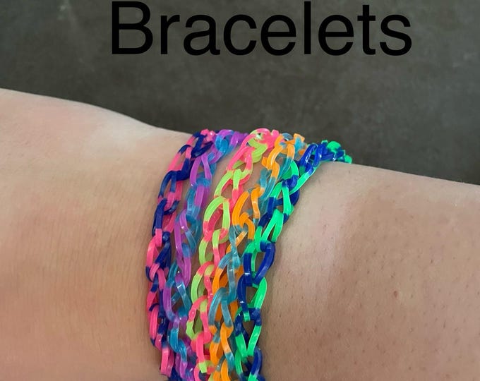 Custom rubber band bracelet