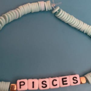 Pisces Zodiac Bracelet: Handmade Astrology Jewelry