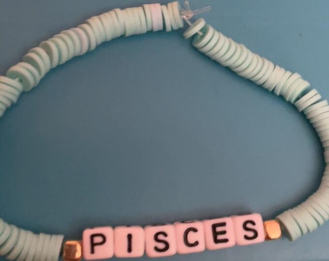 Cute Pisces zodiac bracelet