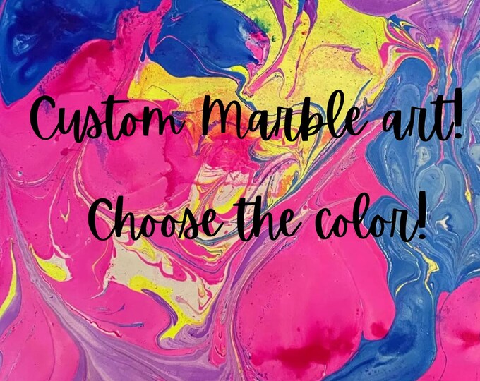 Custom marble painting