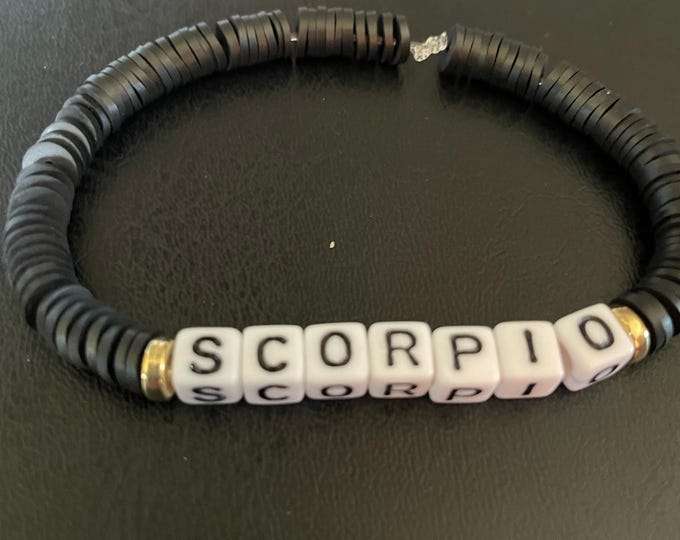 Scorpio zodiac bracelet