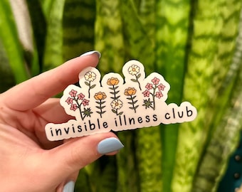 Vattentät vinyl från Invisible Illness Club | sällsynt spoonie