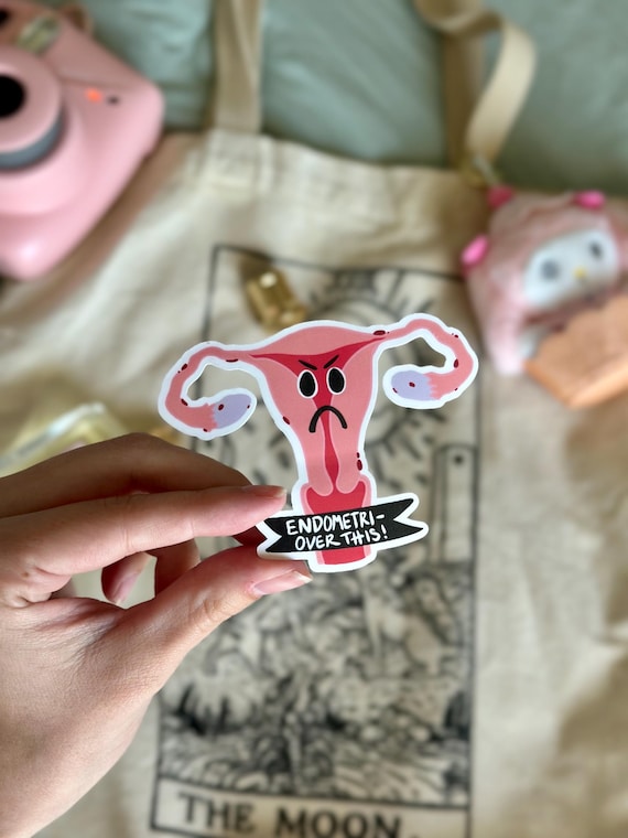 Endometri-Over This! | Waterproof Vinyl Endometriosis Sticker