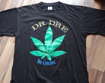 T-shirt vintage très rare, années 90, Dr.DreThe Chronic - t-shirts de concert