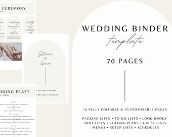 Wedding Binder Template