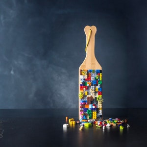 The Brick Paddle | SM Impact Play Paddle with Replaceable Bricks | 220 Stones Included!!