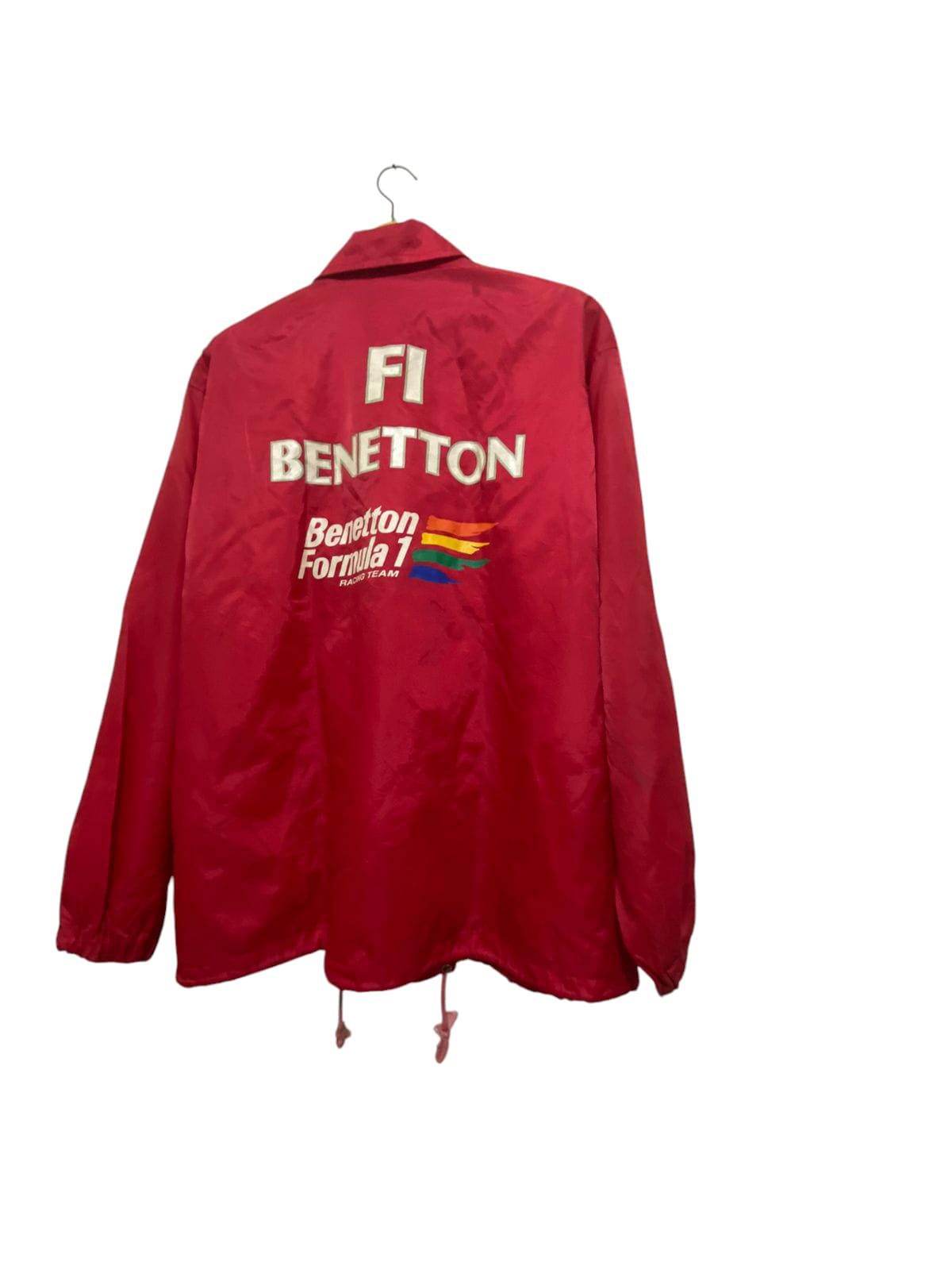 Benetton Formula 1 ジャケット　ブルゾン　レッド　レーシング Benetton F1 Jacket - Etsy