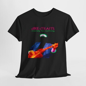 Camiseta de Dire Straits, banda de rock