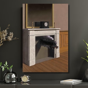 Rene magritte time transfixed - Etsy 日本