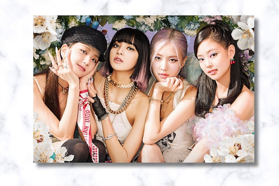 Blackpink, Kpop Girls, Canvas Wall Art, Rose, Jennie, Jisoo, Lisa