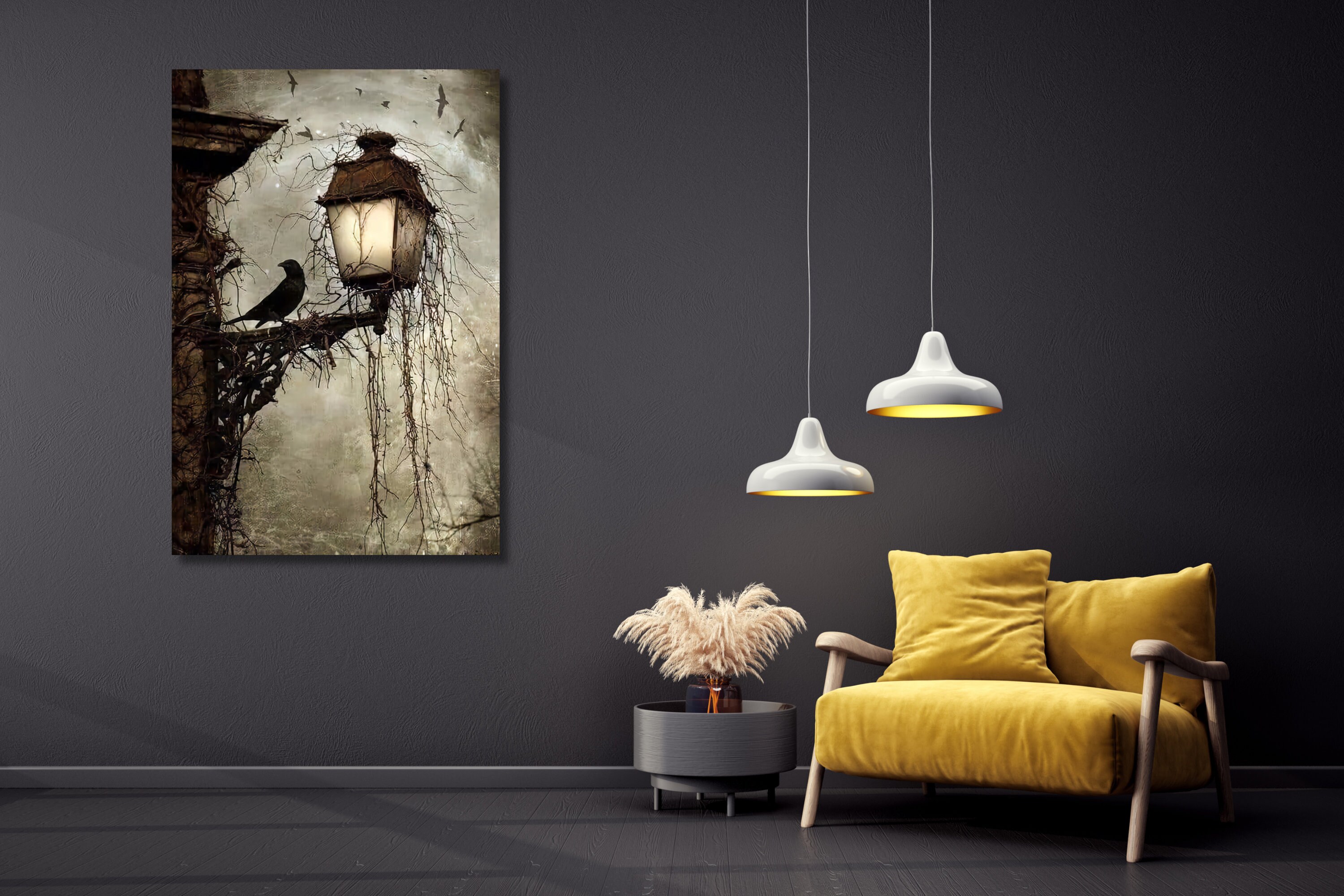 Arthur Rackham Crow Canvas Poster: Dark Occult Home Decor - Etsy