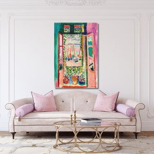 Henri Matisse Leinwand &#39;Open Fenster&#39;: Farbenfrohe Vintage Wandkunst