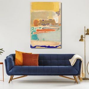 Mark Rothko Painting: Colorful Abstract Canvas Art Print