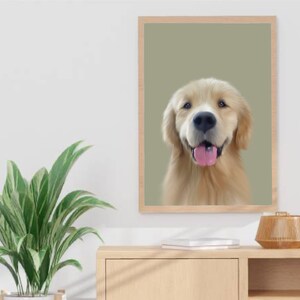 Realistic digital pet portraits