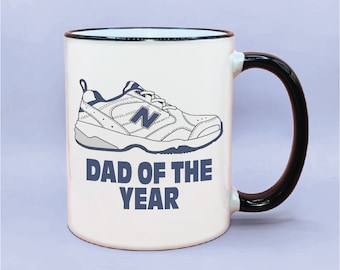 New Balance Dad of the Year Coffee Mug, Funny Dad Mug, Funny Dad Gift Idea, New Balance Shoe Gifting Idea, New Dad Gift, Dad Mugs, Dad Cup