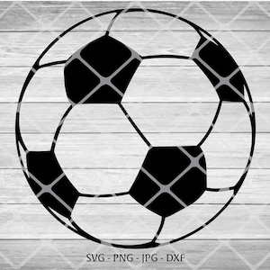 Overzicht voetbal svg, voetbal stickers, voetbal downloaden, voetbal themafeest DIY Instant Download, SVG, PNG, dxf, jpg digitale download