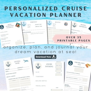 The Ultimate Cruise Vacation Planner Organize, Plan, and Journal Your ...