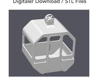 Arquivo STL / Download Digital: Gôndola para casa de bonecas, para o gnomo ou como decoração com vela de chá elétrica.