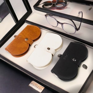 Slim Leather Reading Glasses Case — Troy's Readers