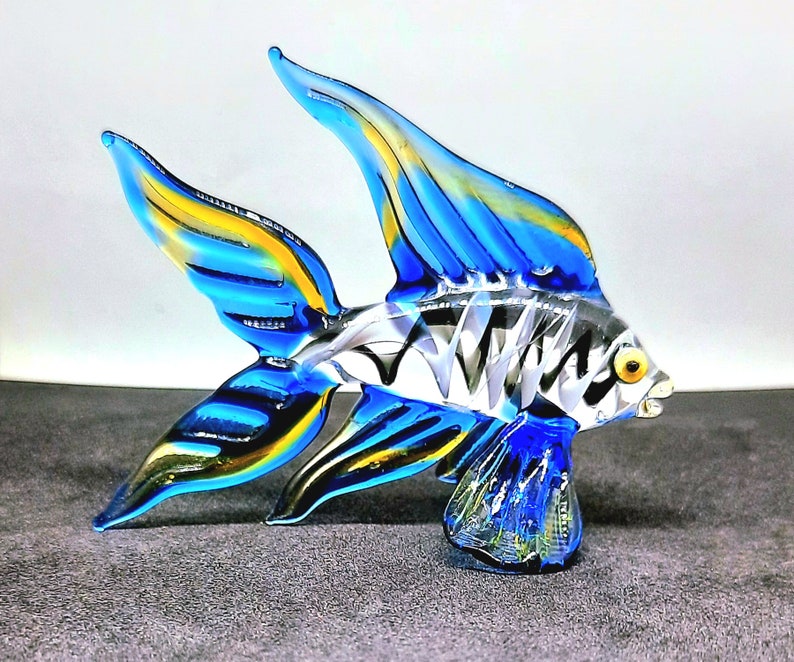 Murano Glass Art Multi Color Fish for Aquarium Fish Gift - Etsy