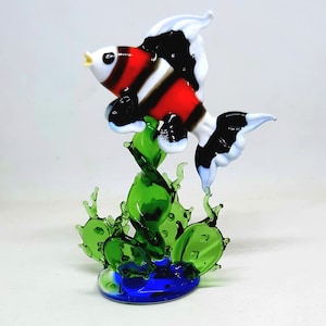 Murano Glass Art Multi Color Fish For Aquarium Fish Gift
