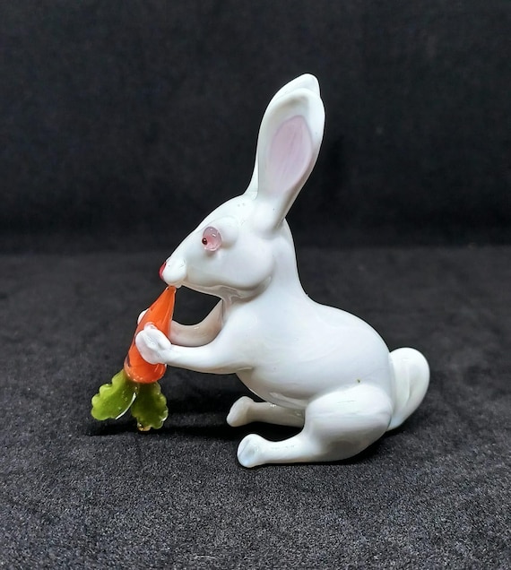 ムラーノガラス うさぎの置物 ムラーノガラス うさぎの置物