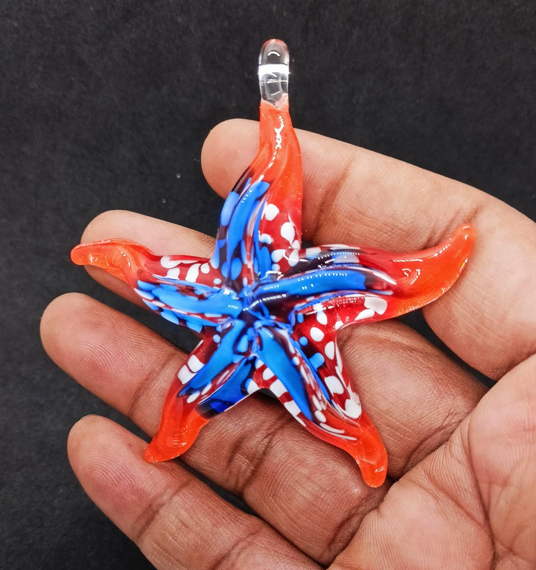 Murano Glass Starfish Figurine, Handmade Aquarium Decor - Etsy