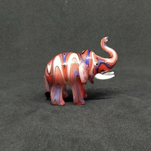 Murano Handmade Glass Art Multi Color Elephant For Home decoration Ornaments