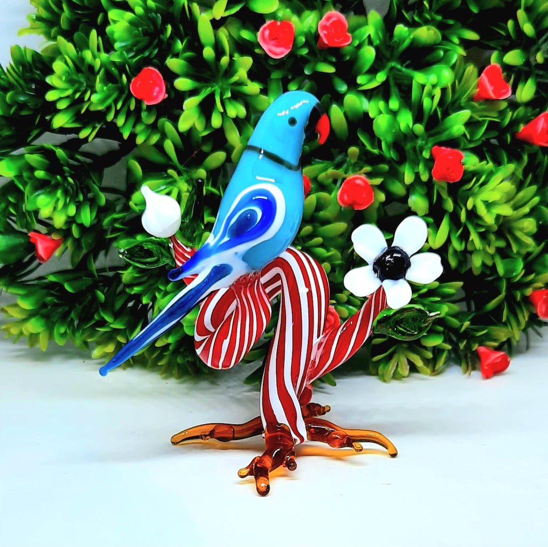 ガラスの置物　オウム　鳥 il_1080xN.6860580616_sqca.jpg