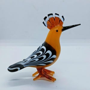Muranoglas Hop Vogel Handgemaakte Glazen Hop Vogel Sculptuur Hop Vogel Beeldje Homedecor Hop Vogel Desktop Accessoires