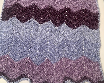 Shades of Purple Softest Baby Blanket